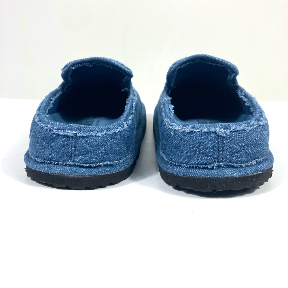Birkenstock 1774 Eliscu Quilted Denim Slide Clogs Mules Faded Denim 7 38 NEW - Picture 13 of 17
